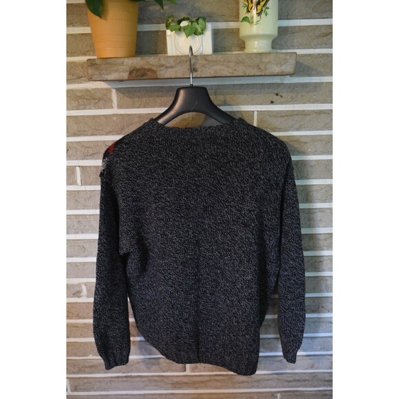 Vintage Gabriella Frattini Crew Sweater  52 L Wool blend Italy Setball argyle - Picture 4 of 5